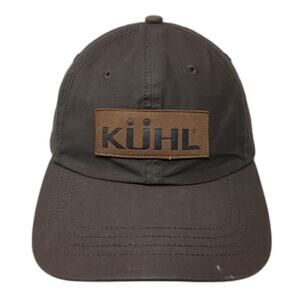 KÜHL Baseball Cap Brown One Size Patch Slideback Cotton Spandex Outdoor hat